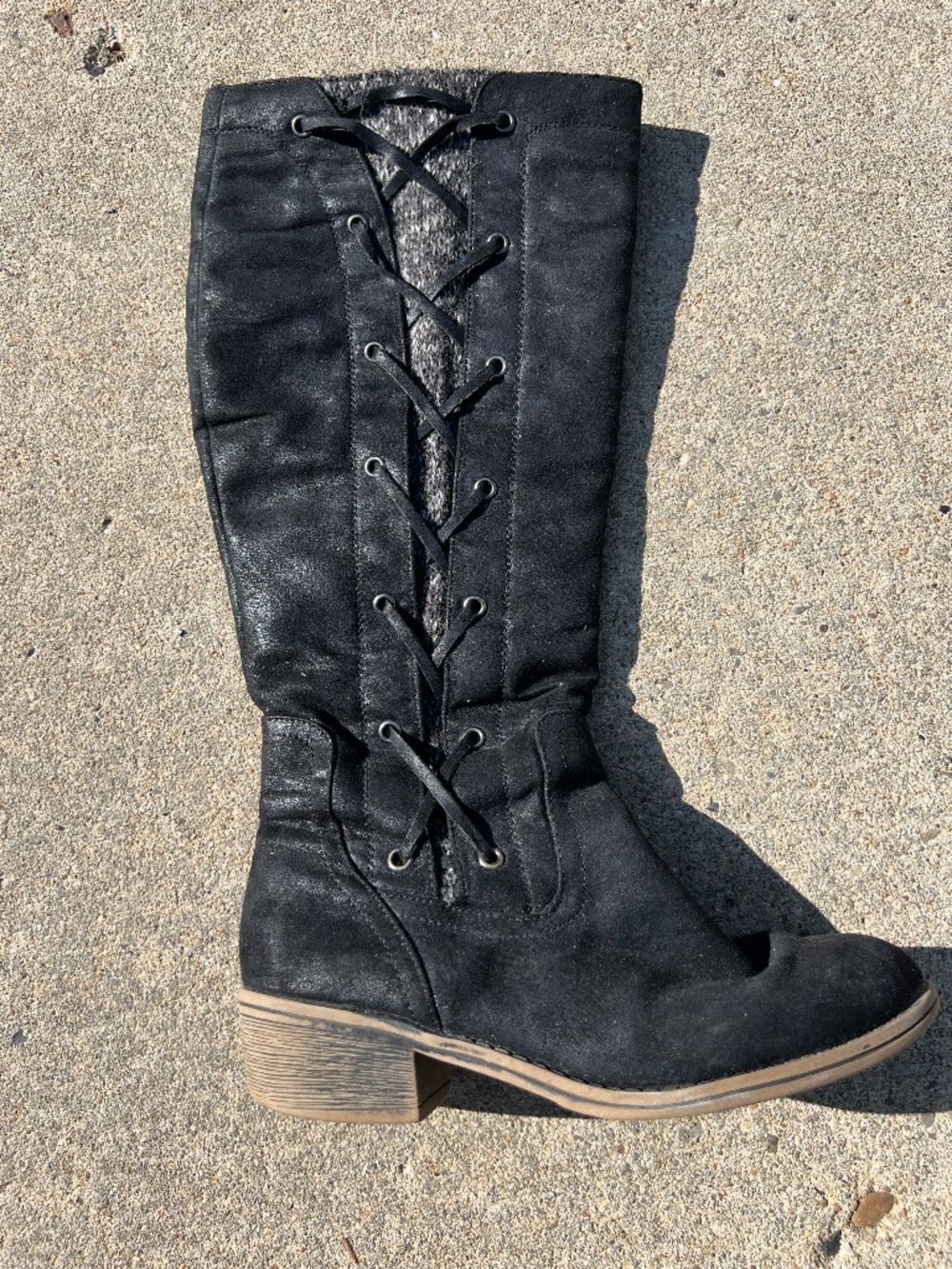 So Women’s Hemlock Knee High Sweater Boots (Size 7.5)
